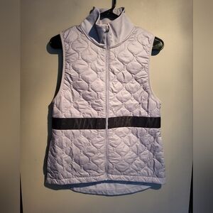 Nike Aerolayer Quilted Vest Grey with Black Accents, Size Small